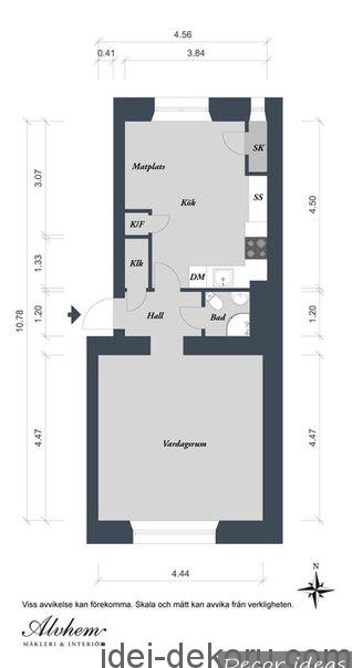 Ideal layout for an apartment