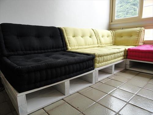 Sofas on the pallet