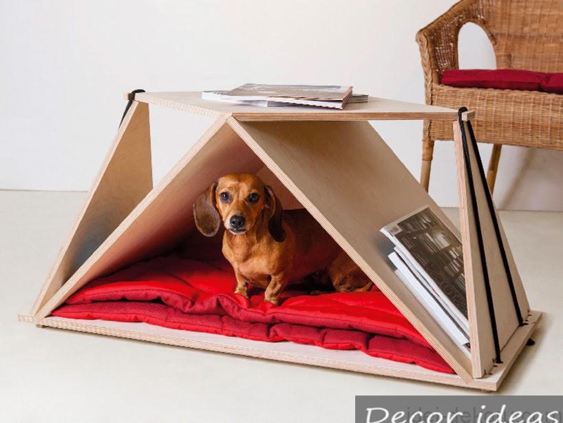 handmade dog table