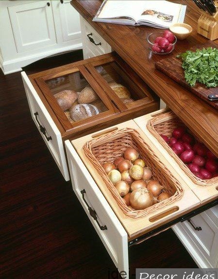drawer drawer vegetables kitchen