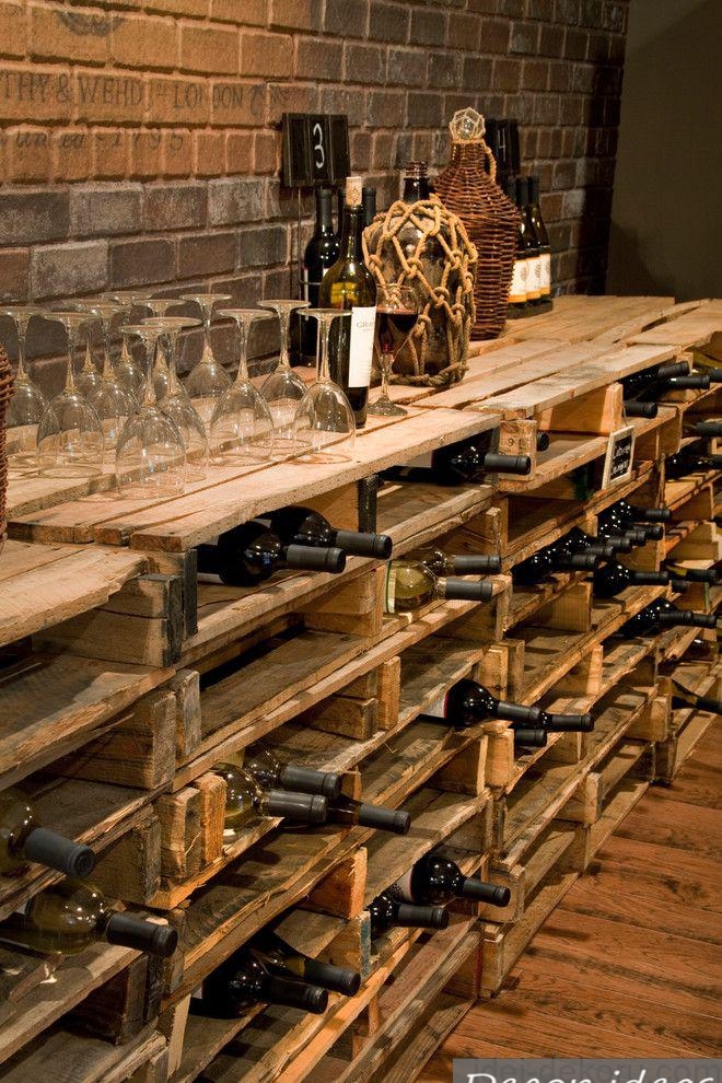 wine wood pallet