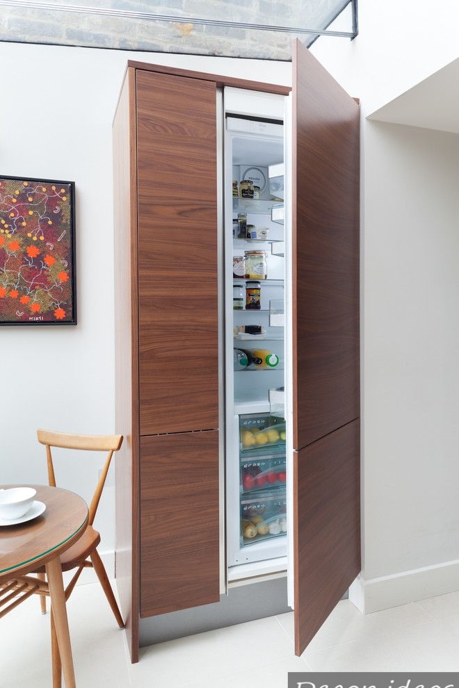 wood refrigerator