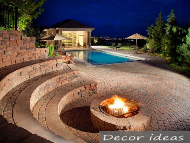 bonfire pool beautiful