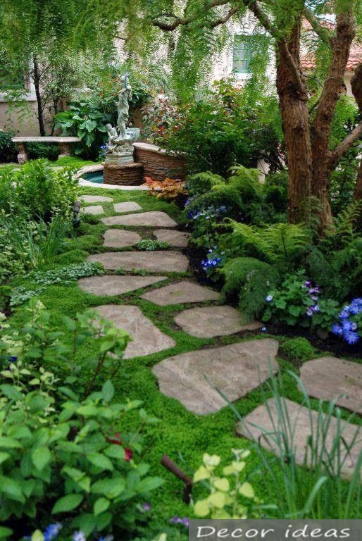 lawn three path stone