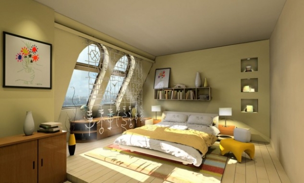 20 Cool Attic Bedroom Designs