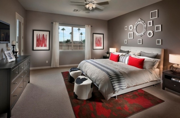 20 Exquisite Red And Gray Bedroom Design Ideas That Will Absolutely Impress You