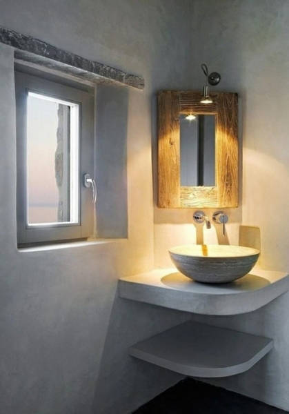 Corner Mirror Bathroom, Corner Bathroom Mirror Ideas