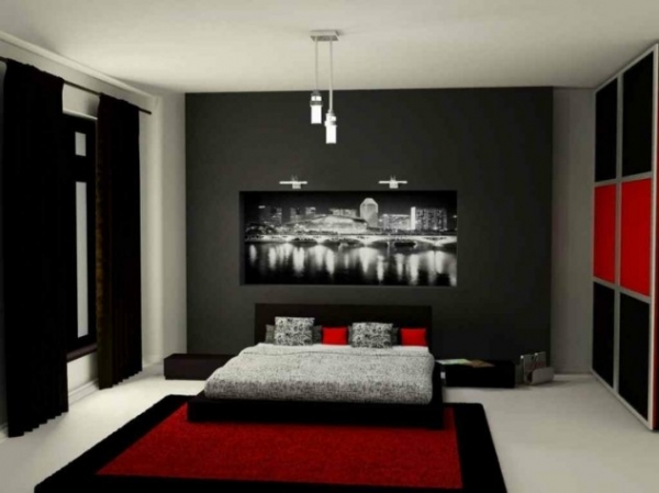 20 Exquisite Red And Gray Bedroom Design Ideas That Will Absolutely Impress You