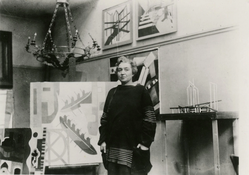 Alexandra Ekster in her Paris atelier