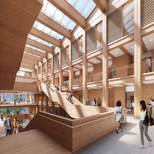 Perkins & Will Begins Construction on Mass Timber Gateway to University of British Columbia Campus