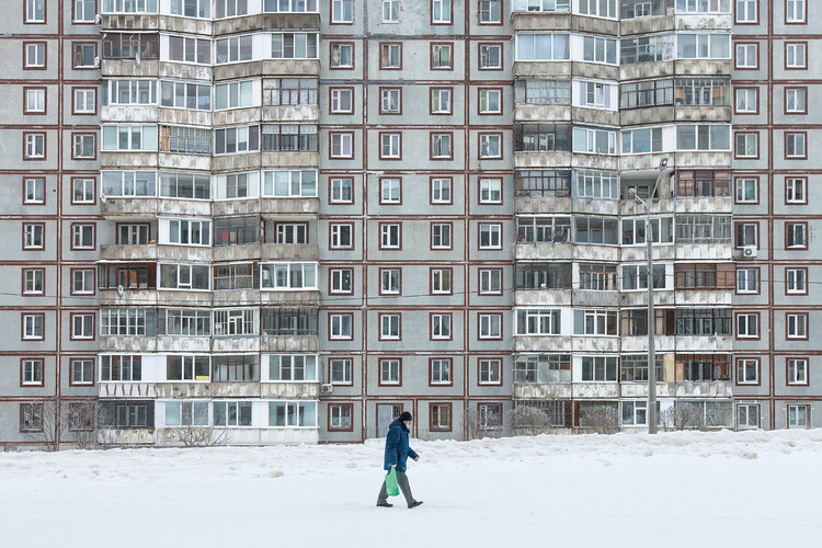 Zayagorbsky District (Zarechye), Cherepovets. . Image © Alexander Veryovkin in collaboration with David Navarro & Martyna Sobecka (Zupagrafika)