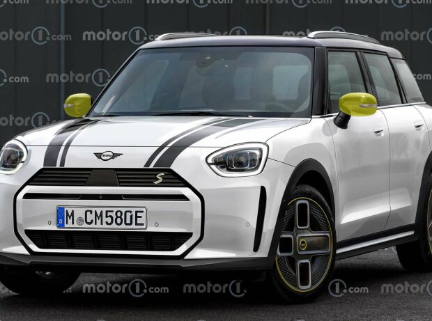 New Mini Countryman (2023) rendered by Motor1.com