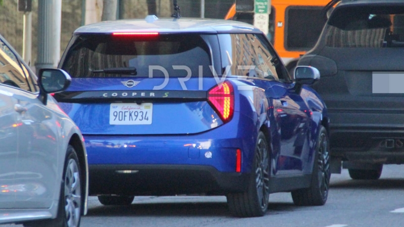 2024 Mini Cooper electric hatch spied undisguised