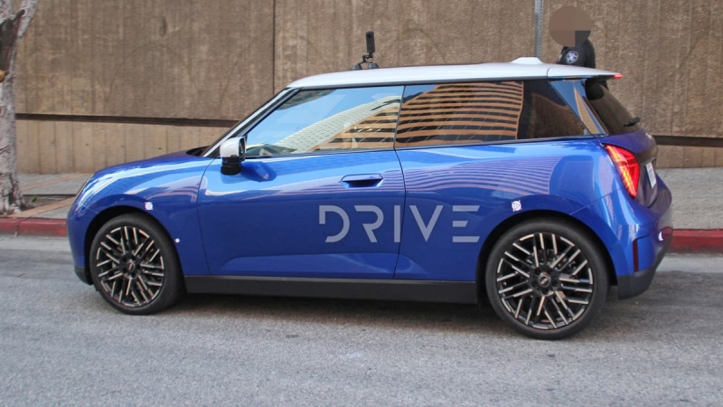 2024 Mini Cooper electric hatch spied undisguised