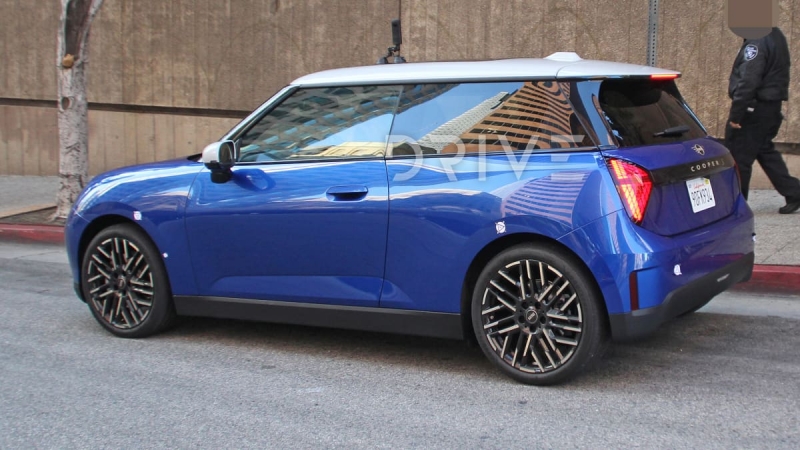 2024 Mini Cooper electric hatch spied undisguised