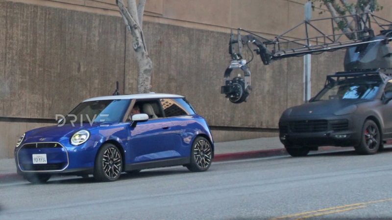 2024 Mini Cooper electric hatch spied undisguised