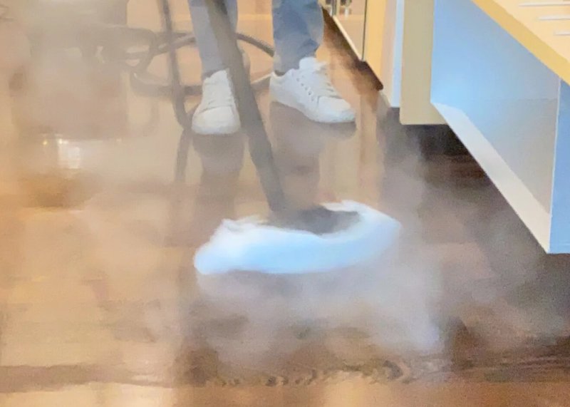 hardwood floors steam cleaning