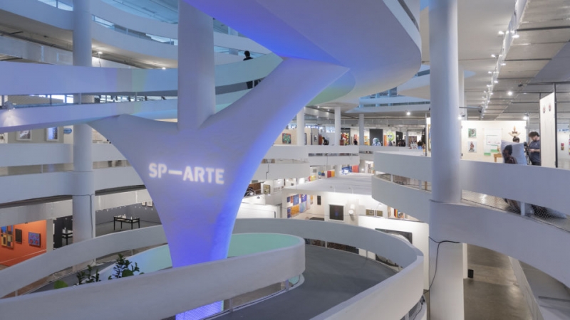 The largest art and design fair in Latin America, SP-Arte occupies the Bienal pavilion until April 2nd.