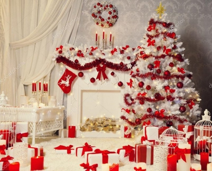 how to decorate a room for christmas