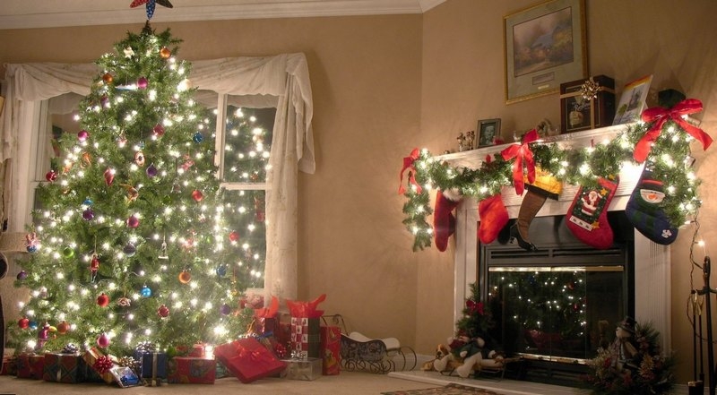 how to decorate a room for christmas